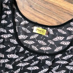 Spring showers sheer tank